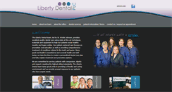 Desktop Screenshot of libertydentalplc.com